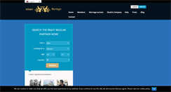 Desktop Screenshot of islamic-marriage.com