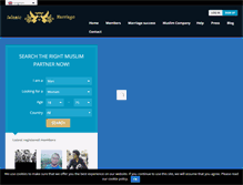 Tablet Screenshot of islamic-marriage.com